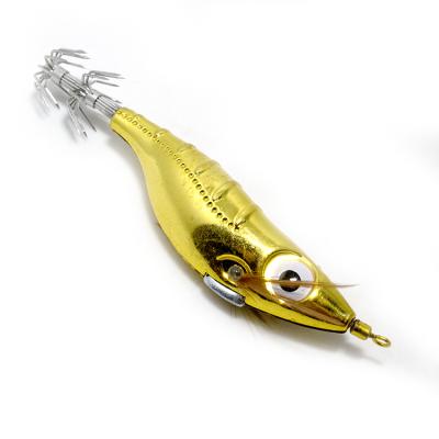 China Body Material: Hard Plastic Hook Material: Stainless Steel Jigs Saltwater Wooden Prawn Prawn Luminous Lure With Big Eyes Octopus Fishing Lures for sale