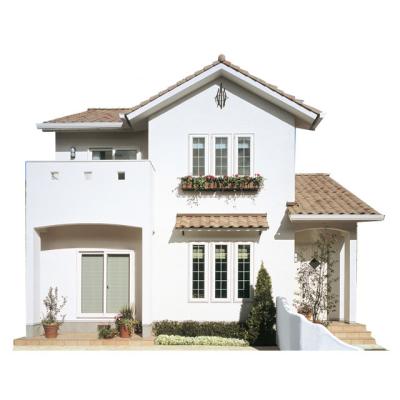 China Modern Design Modern Double Story Prefab House With Parking Lot for sale