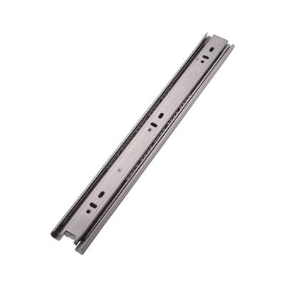 China Modern Telescopic Channel Drawer Rail 45mm Stainless Steel Ball Bearing Slide for sale