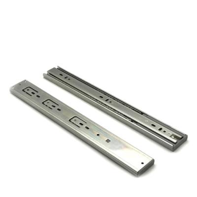 China Modern Soft Narrow Side Mount Telescopic Full Extension Jieyang Factory Slide Channel Ball Bearing Drawer Slide Ra for sale