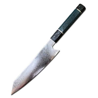 China 67layer Viable 8 Inch Damascus Chopper Damascus Steel Chef Knife Japanese Slicer Knife Damascus Steel Kitchen Knife for sale