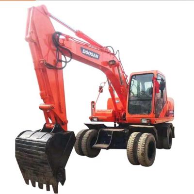 China Building Material Shops Used Doosan DH150W-7 Wheel Excavator 15 Tons Engine for sale