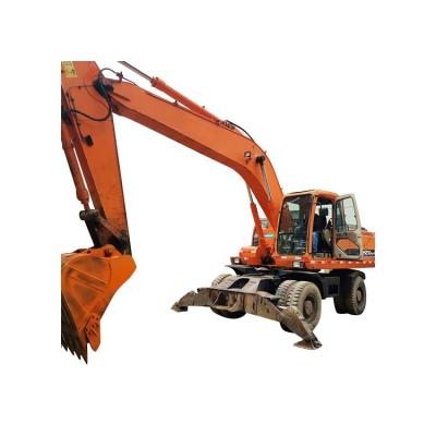 China High Quality Used Machinery Repair Shops Doosan Dh210w-7 Wheel Excavator For Construction Works for sale