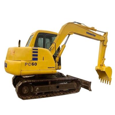 China Building Material Stores Machinery Construction Equipment Second Hand Used Komatsu Pc60-7 Crawler Excavator for sale