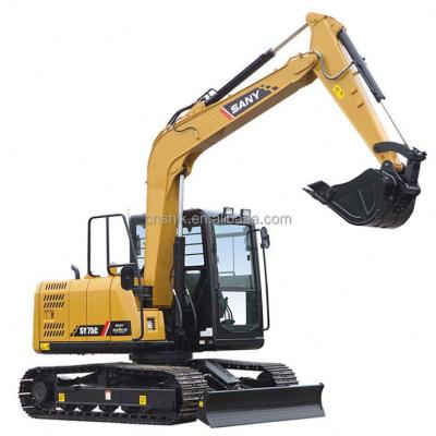 China Building Material Stores Excavator SANY SY75C-9 Used Excavator For Sale for sale