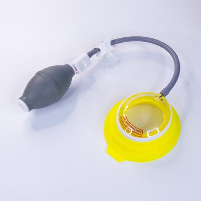 China Plastic Vacuum Cup Bell for non-surgical treatment of pectus excavatum or submerged chest physiotherapy equipment for sale