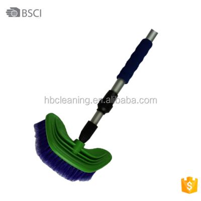 China Water-through brush car dust brush car cleaning brush with telescopic handle for sale