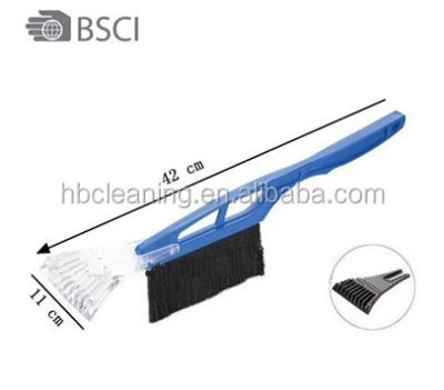 China Detachable pp snow brush with ice scraper, separate soft snow brush, car snow brush for sale