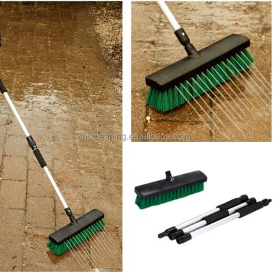 China 14 Years Sustainable BSCI Garden Sweeping Brush , Telescoping Broom For Sweeping , Floor Cleaning Brooms for sale