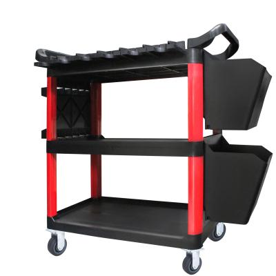 China PP DIY Tool Box Trolley For Car Repair Mechanics Tool Trolley Trolley Tool for sale