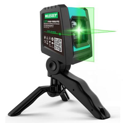 China Mileseey L52 Waterproof And Dustproof Strong Magnetic To Wall Usb Green Line Laser Fill Level 90*64*87mm for sale