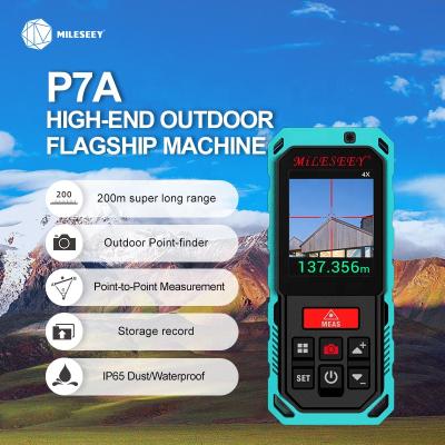 China New Mileseey P7AK 100M Laser Rangefinder Laser Measure Area/Volume Rechargeable Laser Distance Meter for sale