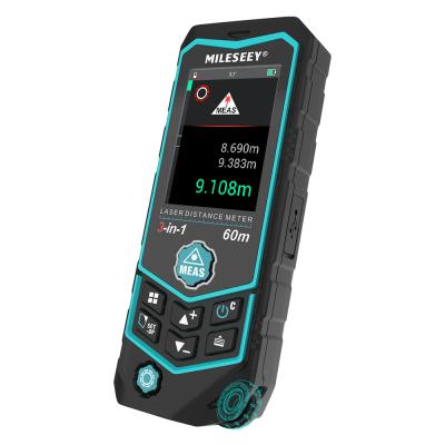 China Mileseey R2B 100M Curved Walls Laser Measuring Device Laser Distance Meter 137*55*26 for sale