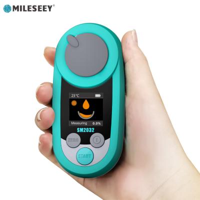 China Saccharimeter Honey Refractometer High Accuracy Digital Brix Refractometer by Mileseey SM20 118*35*55mm for sale