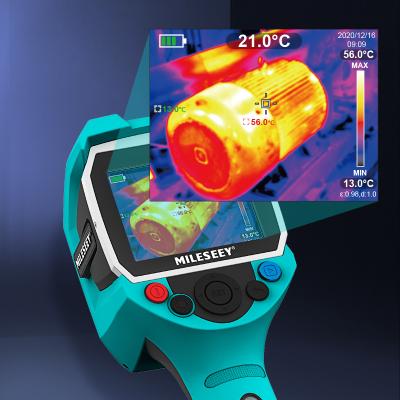 China Dual-camera visible light display; 3.5 Inch Large Screen Mileseey TR120 Portable Thermal Camera Infrared Thermal Imaging for sale