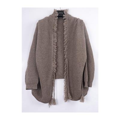 China Popular Selling Hot Women's Rough Edge Women's And Appropriate Chic Long Matching Clothes Sweater Cardigan for sale