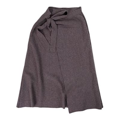 China Best Selling Cashmere Wool Women Solid Color Comfortable And Soft Skirt for sale