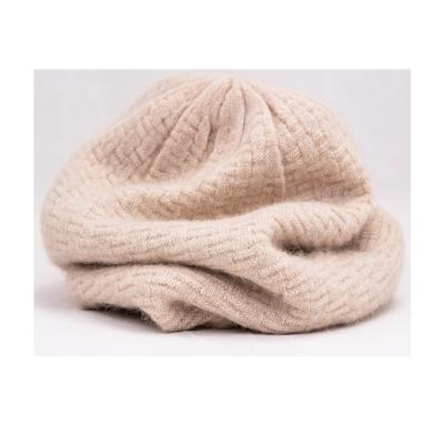 China Good Texture Comfort Formal Top Cashmere Knitted Winter Girl Nordic Hats for sale