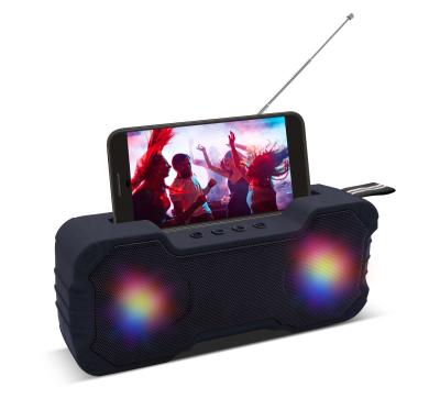 China Mini RADIO led lights LOW PORTABLE INDOOR LOUDSPEAKER Boombox OUTDOOR STEREO speaker high for sale