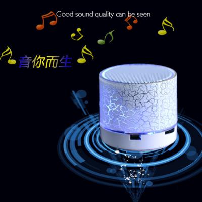 China Colorful Light LED Mini Speaker Portable Wireless Bass Speaker W/TF USB Led Portable Music Speaker Cheap bocinas for sale