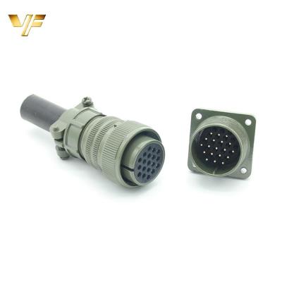 China Industrial Manufacturing 3 Pin 4 Pin 5 Pin Military DC & Circular Male Female Industrial Plug & AC Plug for sale