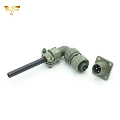 China Waterproof aviation ip67 3 pin automotive electricalpower male female connector for sale