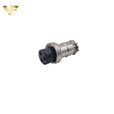 China Types of power aircraft electrical wire 3pin gx16 power cable connector for sale