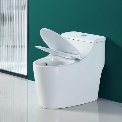 China Automatic Operation Wc Ceramic Bathroom Toilet Set Hotel Porcelain High Quality Toilet for sale