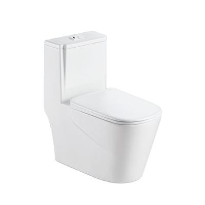 China Automatic Operation Luxury Bathroom Set One Piece Toilet Siphon for sale