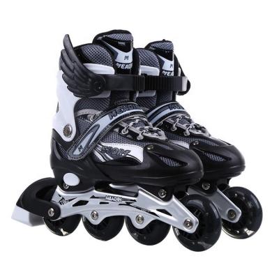 China Fashion\new high quality comfortable\durable pvc roller blades rodas skates inline with led wheels for sale