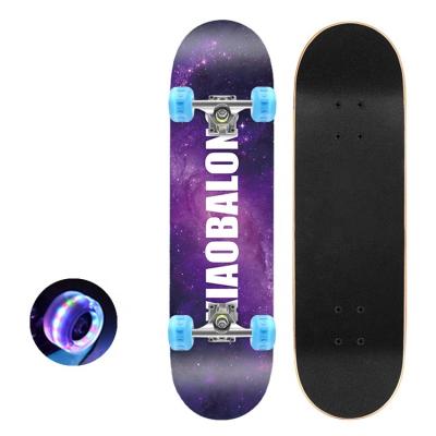 China Outdoor Activities Shape Design Professional Adult Outdoor Sport Training Maple Wooden Board Shorts Skateboard for sale