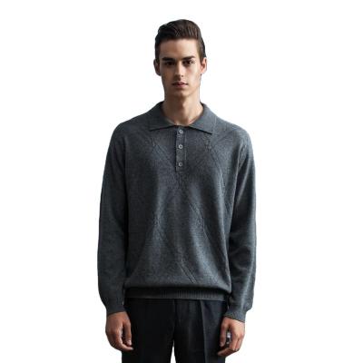 China Latest Design Mens Sheer Anti-pilling Cashmere Pullover Sweaters With Pattern for sale