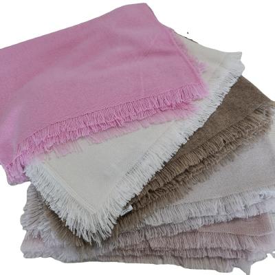 China Anti-pilling Simple Style Women Cashmere Scarf for sale