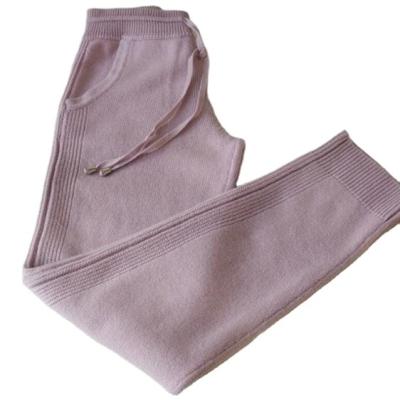 China High quality 100 cashmere anti-pilling knit pants for sale