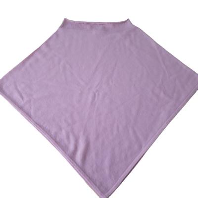 China Anti-pilling Pure Cashmere Kids Girls Poncho Sweater for sale