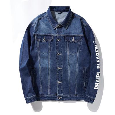 China Sustainable Vintage Denim Jacket Men's Autumn Winter High Quality New Clothing Casual Jackets for sale