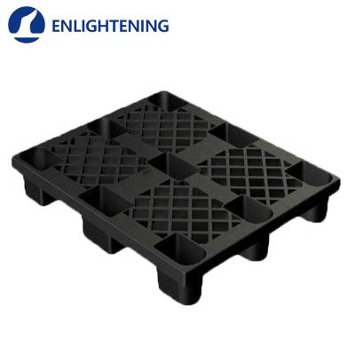 China HDPE Stackable Cheap 9 Feet Plastic Pallet 4 Way Stackable Plastic Entry Pallet for sale