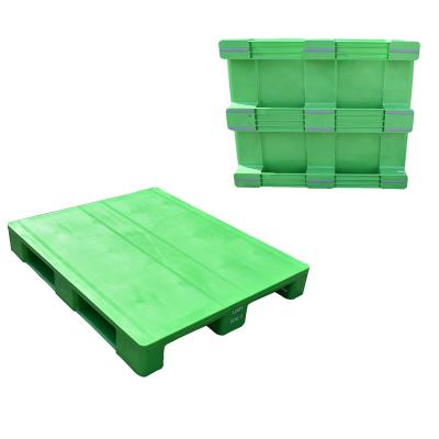 China 1100x900x150 Single Faced Hard Closed Hygenic Plastic Deck Food Grade Pallet For Floor Use for sale