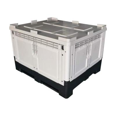 China Food Hygiene Large Collapsible Container Plastic Ventilated Folding Container for sale