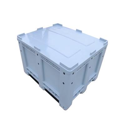 China Automotive industry or other 1200x1000x760mm lightweight solid plastic pallet box for sale