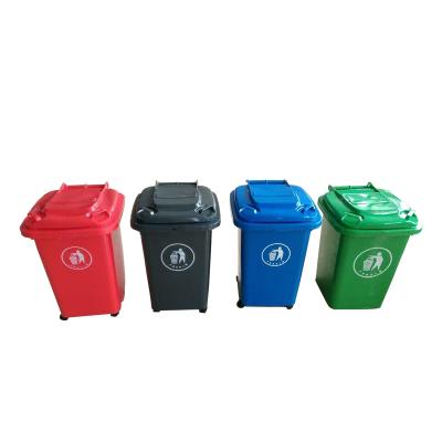 China Sustainable Innovative Stackable 50L Pedal Rubbish Bio Medical Plastic Waste Bins Used For Hospital for sale