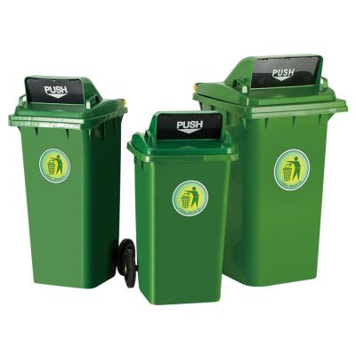 China Contenedores de basura 120Its sustainable plastico 120Its / garbage container 120 liters with lid for sale