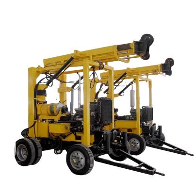 China energy & Hot Sales XYX-3 Mining Four Wheel Trailer 600 Meter Depth Water Hydraulic Drilling Rig Core Drilling Rig for sale