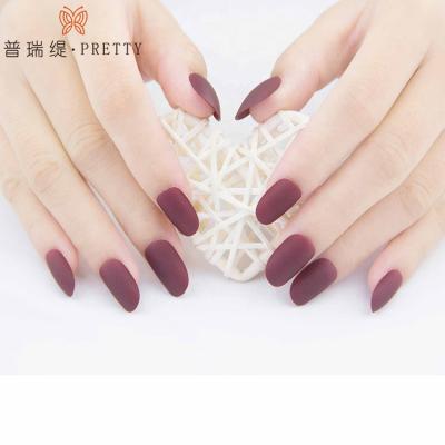 China High Quality Design Press On Nails Artificial Fake Finger Matte Nails for sale