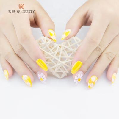 China Design Light Color False Nails Detachable Art Tips Freeze Gel Press On Nails Box Full Coverage Nail Glue For Tips for sale