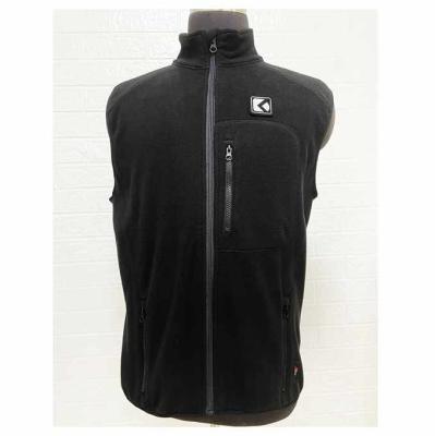 China Quality Appropriate Price Fleece Light Weight Anti-pilling Micro Zip Up Mens Vest for sale