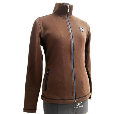 China Lady Jacket Long Sleeve Thermal Zipper Outdoor Thermal Sportswear For Women Standard Adults for sale