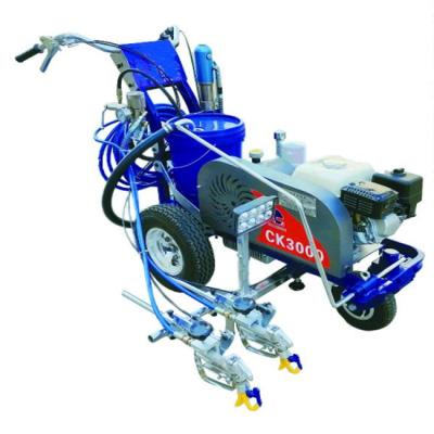 China CKQ3000 High Pressure Airless Cold Paint Road Marking Machine / Road Cold Spray Marking Machine for sale