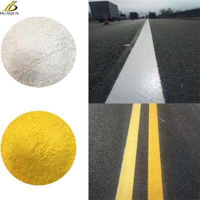 China High Reflective Thermoplastic Paint , Hot Melt Marking Paint With Glass Beads OEM for sale