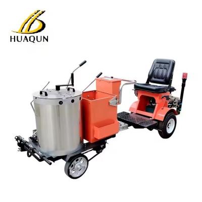 China Hand Push Thermoplastic Road Marking Machine With High Capacity 100kg Tanks And Plug-in Manually Mixer Devices zu verkaufen